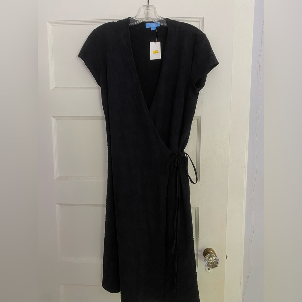 NWT J.McLaughlin Black Wrap Dress